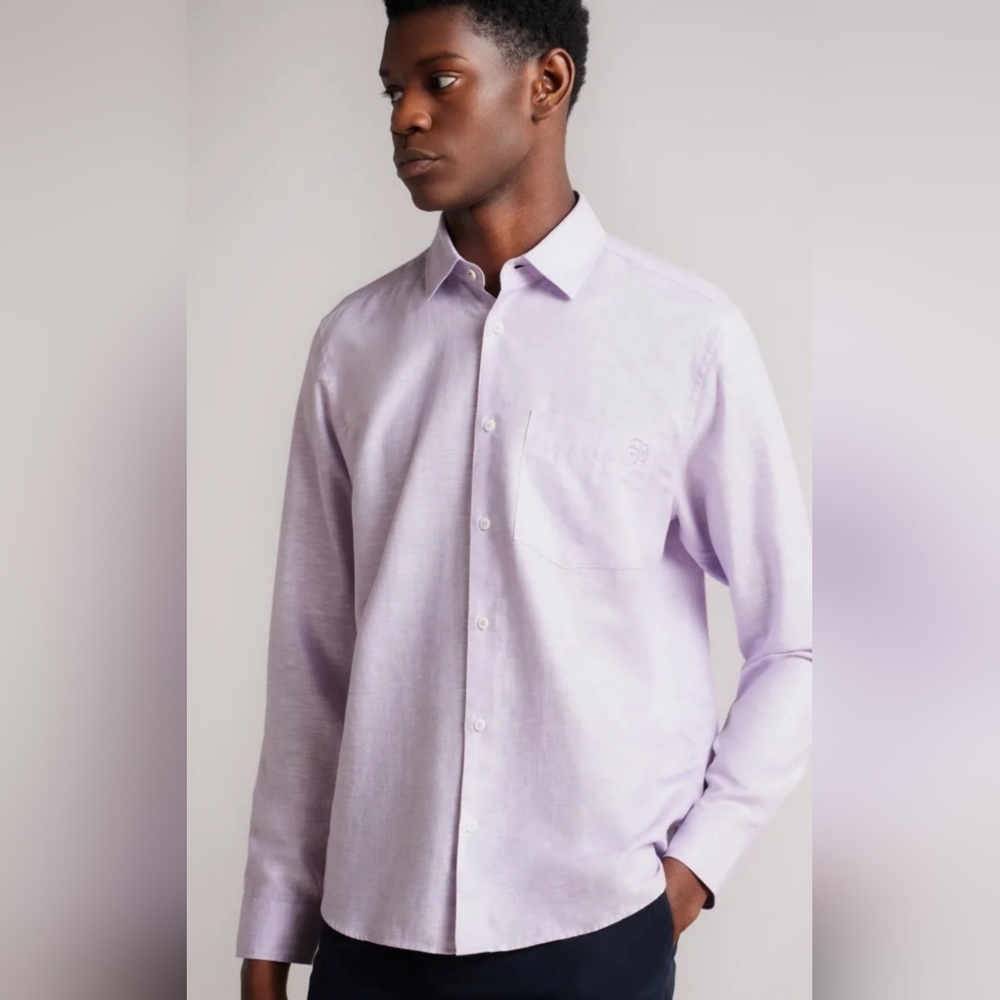 Long Sleeve Linen Shirt size 6